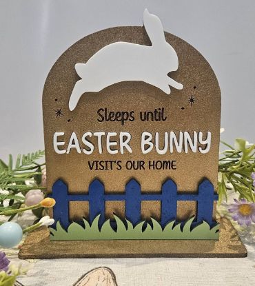 Picture of Easter Countdown in Blue